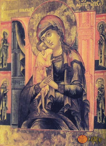 Икона: Богородица с сыном