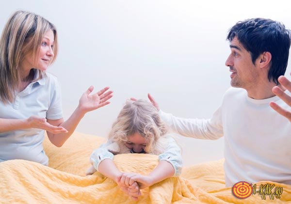 Ссорятся родители - стресс у ребенка